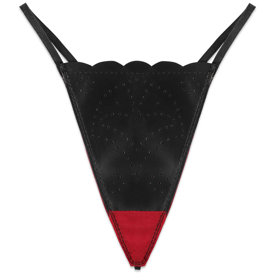 Leather G-string Panties #6016
