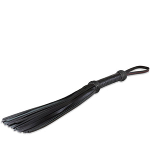16" Leather Flogger - Twill Weave Grip #6136