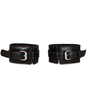 Leather Ankle Cuffs w/Buckle Closure #6444