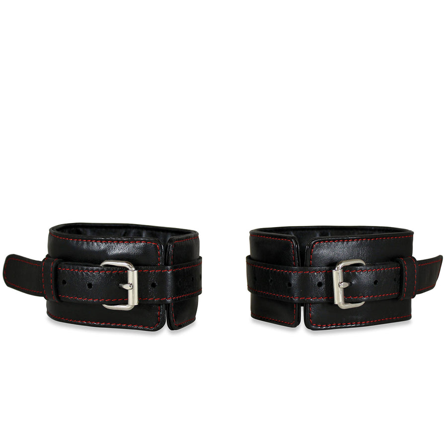 Leather Ankle Cuffs w/Buckle Closure #6444
